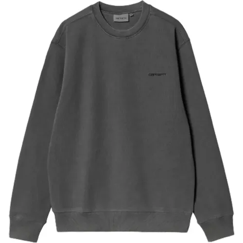 Duster Script Sweatshirt , male, Sizes: M, XL, L, S - Carhartt WIP - Modalova