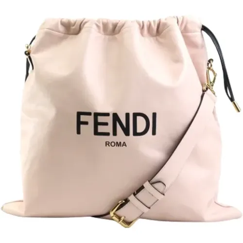 Pre-owned Cross Body Bags, female, , Size: ONE SIZE Pre-owned Leather shoulder-bags - Fendi Vintage - Modalova