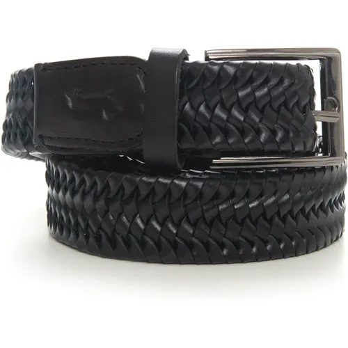 Belts, male, , Size: 3XL Plaited Belt - Harmont & Blaine - Modalova