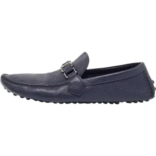 Pre-owned Flats, male, , Size: 8 1/2 US Pre-owned Leather flats - Louis Vuitton Vintage - Modalova