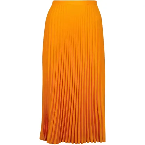 Midi Skirts, female, , Size: 2XS Pleated Skirt - MM6 Maison Margiela - Modalova