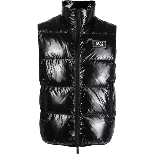 Vests, male, , Size: L Gilet Vest for Men - Dsquared2 - Modalova