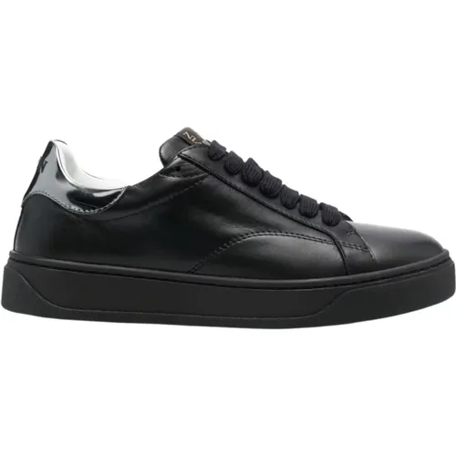 M2 Schwarz/Silber Sneakers , Damen, Größe: 36 EU - Lanvin - Modalova