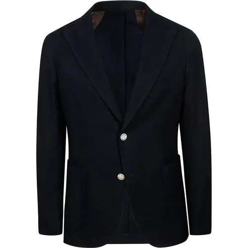 Blazers, male, , Size: 4XL Jacket - Barba Napoli - Modalova