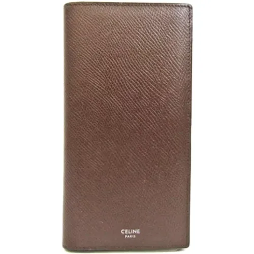 Pre-owned Leather wallets , female, Sizes: ONE SIZE - Celine Vintage - Modalova