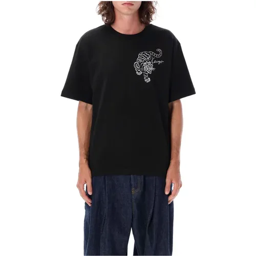 Schwarzes Tiger T-Shirt Aw24 , Herren, Größe: M - Kenzo - Modalova