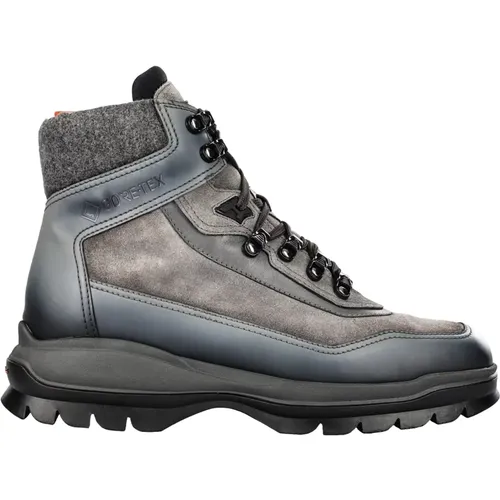 Leather Ankle Boots , male, Sizes: 10 UK, 11 UK, 7 1/2 UK - Santoni - Modalova