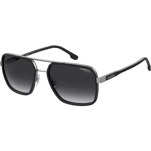 Ruthenium/Grey Shaded Sunglasses , male, Sizes: 58 MM - Carrera - Modalova