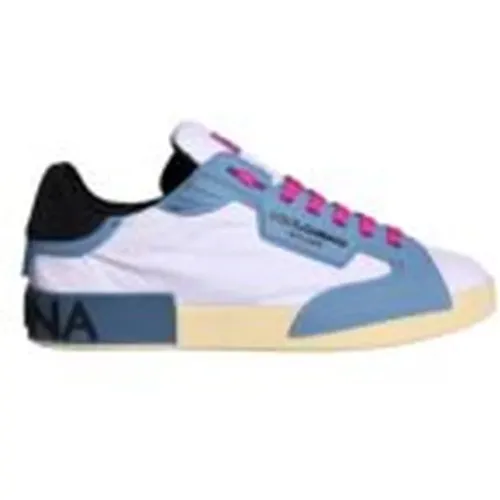 Leder Low Top Sneakers - Dolce & Gabbana - Modalova