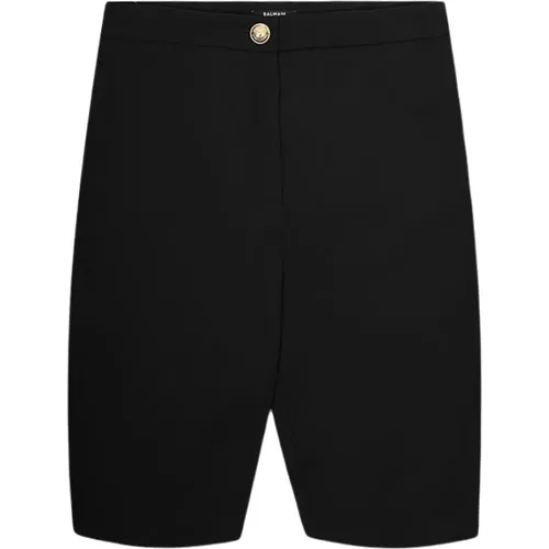 Cyclist Bermuda Shorts , male, Sizes: 4XS - Balmain - Modalova