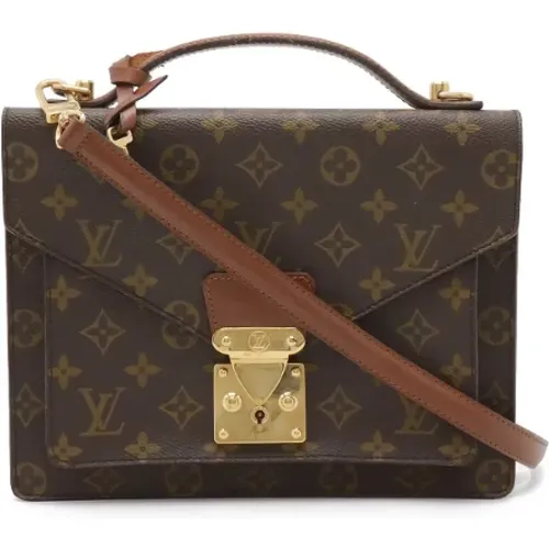 Pre-owned Handbags, male, , Size: ONE SIZE Pre-owned Canvas handbags - Louis Vuitton Vintage - Modalova