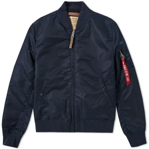 Bomber Jackets, male, , Size: M Vintage Fit Flight Jacket - alpha industries - Modalova