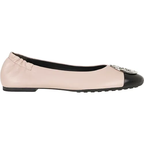 Nude Leder Ballerinas Eleganter Stil - TORY BURCH - Modalova