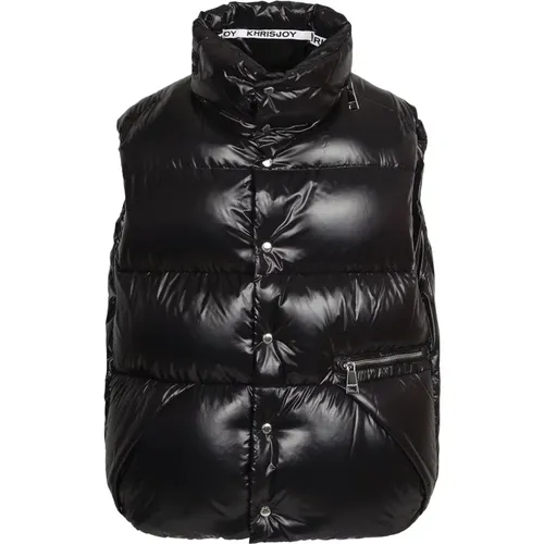 Vests, male, , Size: XS Feather Sleeveless Gilet - Khrisjoy - Modalova