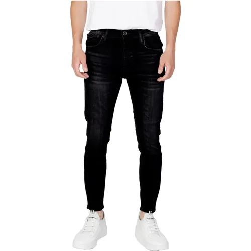 Skinny Jeans, male, , Size: W32 Zip Button Jeans Fall/Winter - Antony Morato - Modalova