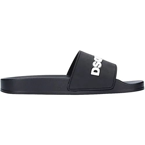 Stylish Slides for Men , male, Sizes: 7 UK - Dsquared2 - Modalova