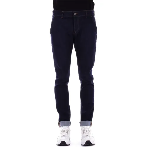 Denim Jeans with Logo Back Pocket , male, Sizes: W40, W32, W35 - Dondup - Modalova