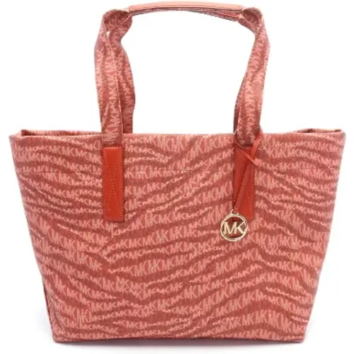 Pre-owned Tote Bags, female, , Size: ONE SIZE Pre-owned Canvas shoulder-bags - Michael Kors Pre-owned - Modalova