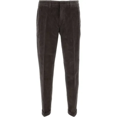 Slim-fit Trousers, male, , Size: W33 Casual Trousers - Fay - Modalova