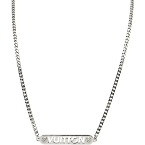 Pre-owned Jewellery, female, , Size: ONE SIZE Pre-owned Metal necklaces - Louis Vuitton Vintage - Modalova