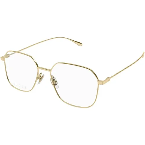 Eyeglasses Gg1032O 005 gold gold transparent , Damen, Größe: 56 MM - Gucci - Modalova