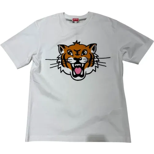 T-Shirts, male, , Size: XL Logo Tiger T-shirt Made in Portugal - Kenzo - Modalova