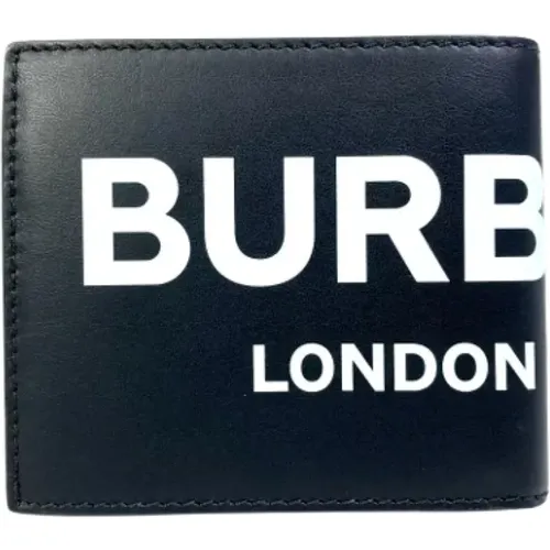 Pre-owned Wallets, male, , Size: ONE SIZE Pre-owned Leather wallets - Burberry Vintage - Modalova