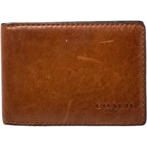 Pre-owned Wallets, female, , Size: ONE SIZE Pre-owned Leather wallets - Coach Pre-owned - Modalova