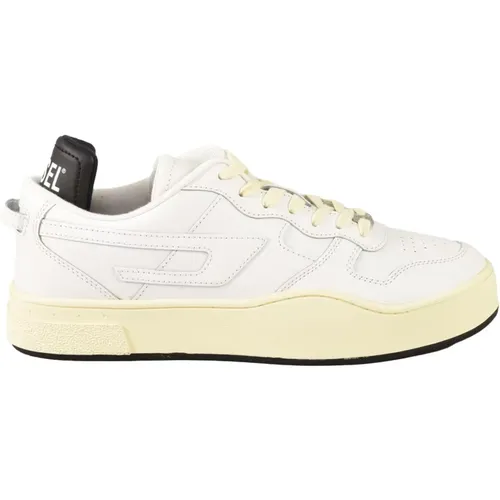 Leder Sneakers mit Gummisohle - Diesel - Modalova