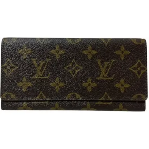 Pre-owned Wallets, female, , Size: ONE SIZE Pre-owned Canvas wallets - Louis Vuitton Vintage - Modalova