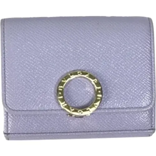 Pre-owned Wallets, female, , Size: ONE SIZE Pre-owned Leather wallets - Bvlgari Vintage - Modalova