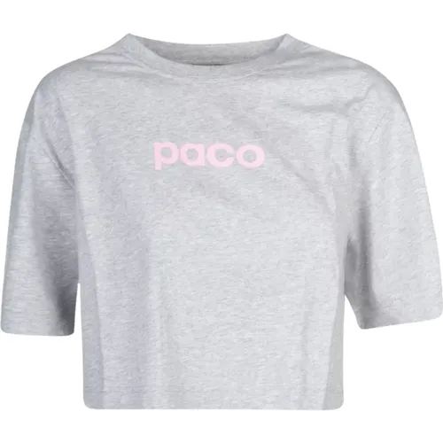 Graues Tee Shirt Paco Rabanne - Paco Rabanne - Modalova