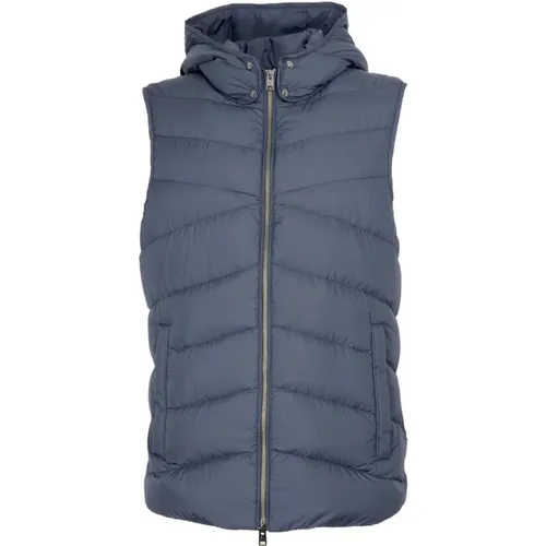 Vests, male, , Size: XL Quilted Down Vest in Melton - Woolrich - Modalova