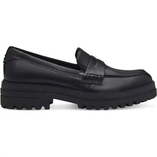 Schwarze Geschlossene Loafers für Frauen , Damen, Größe: 39 EU - tamaris - Modalova