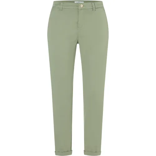 Authentische Stretch-Gabardine-Chino-Hose , Damen, Größe: 3XL - MAC - Modalova