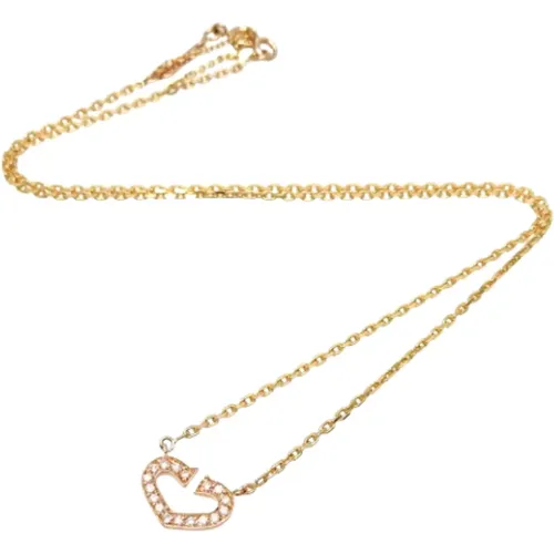 Pre-owned Jewellery, female, , Size: ONE SIZE Pre-owned Rose Gold necklaces - Cartier Vintage - Modalova