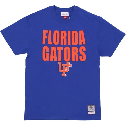 T-Shirts, male, , Size: L Florida Gators Basketball Team Tee - Mitchell & Ness - Modalova