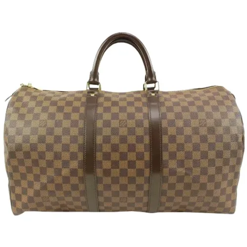 Pre-owned Weekend Bags, female, , Size: ONE SIZE Pre-owned Canvas louis-vuitton-bags - Louis Vuitton Vintage - Modalova