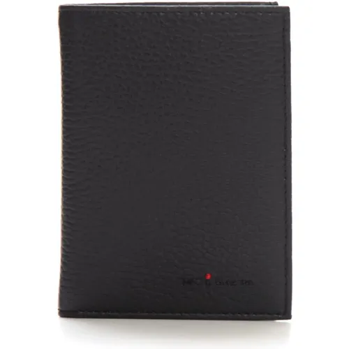 Wallets & Cardholders, male, , Size: ONE SIZE Slim Leather Wallets Cardholders - Kiton - Modalova