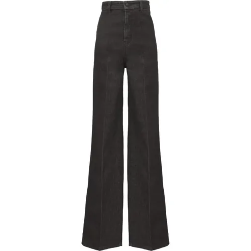 Schwarze Boyfriend Style Jeans , Damen, Größe: XS - Max Mara - Modalova