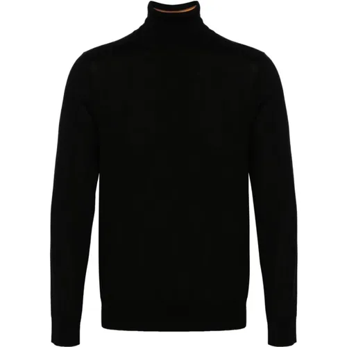 Turtlenecks, male, , Size: S Merino Wool Roll Neck Sweater - Paul Smith - Modalova