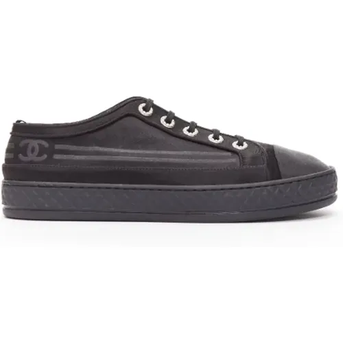 Pre-owned Satin sneakers , female, Sizes: 5 UK - Chanel Vintage - Modalova