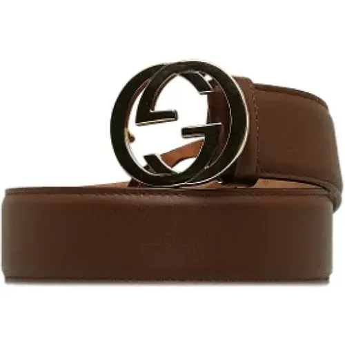 Pre-owned Leather belts , female, Sizes: ONE SIZE - Gucci Vintage - Modalova