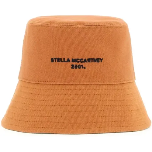 Eco Cotton Logo Bucket Hat , female, Sizes: 57 CM, 58 CM - Stella Mccartney - Modalova