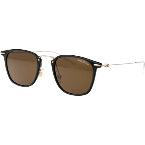 Sunglasses, male, , Size: 49 MM Stylish Sunglasses with Model Mb0295S - Montblanc - Modalova