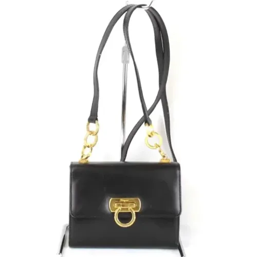 Pre-owned Cross Body Bags, female, , Size: ONE SIZE Pre-owned Leather shoulder-bags - Salvatore Ferragamo Pre-owned - Modalova