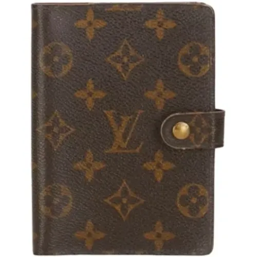 Pre-owned Leather home-office , female, Sizes: ONE SIZE - Louis Vuitton Vintage - Modalova