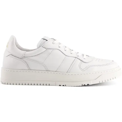 Handgefertigte Weiße Monochrome Sneakers - NATIONAL STANDARD - Modalova