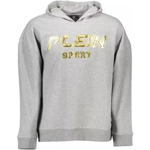 Hoodies, male, , Size: 2XL Hooded Sweatshirt with Contrasting Details - Plein Sport - Modalova