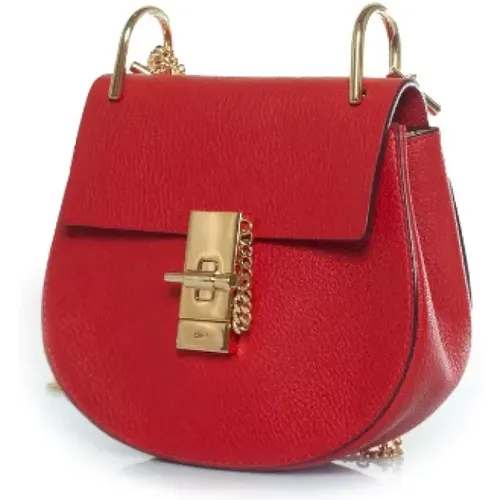 Pre-owned Cross Body Bags, female, , Size: ONE SIZE Pre-owned Leather shoulder-bags - Chloé Pre-owned - Modalova